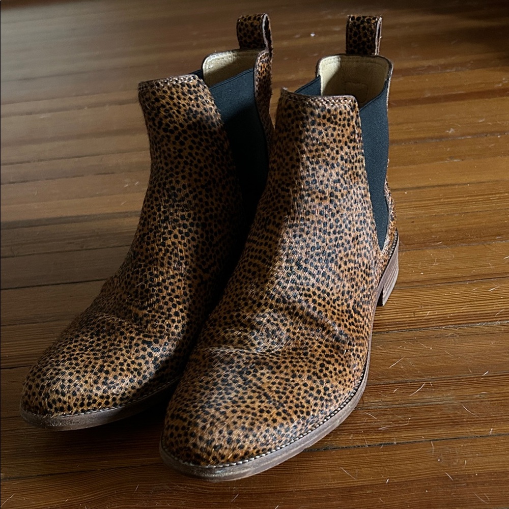 Madewell Spotted Ankle Boots